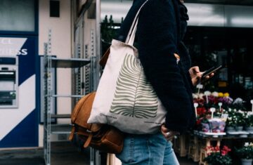 Photo trendy handbag