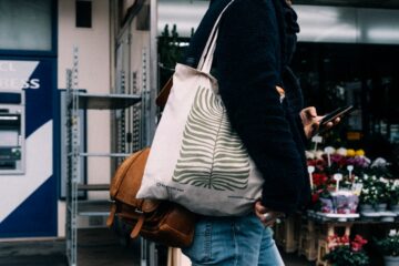 Photo trendy handbag