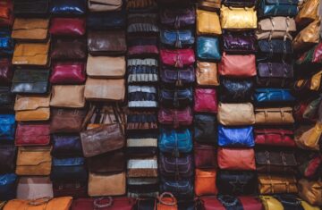 Photo trendy handbags