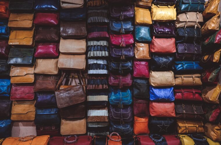 Photo trendy handbags