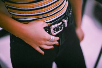 Photo belt pants