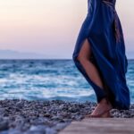 Photo blue skirt
