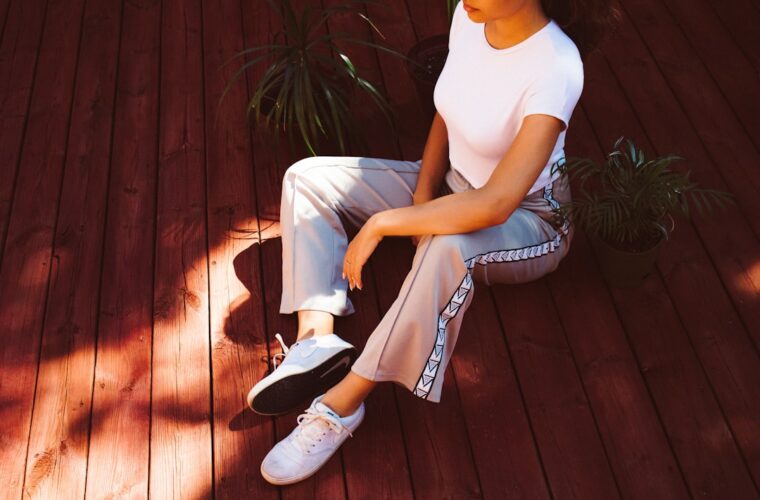 Photo white pants
