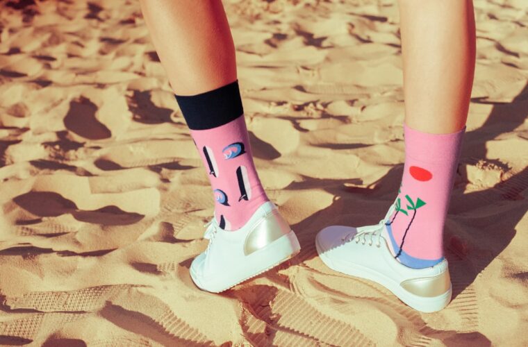 Photo over-the-knee socks